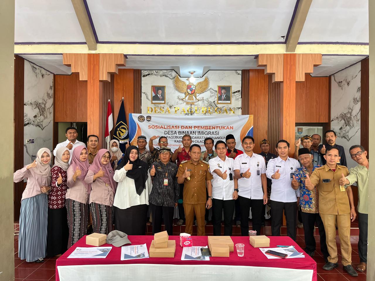 Perkuat Sinergi Kewilayahan, Imigrasi Cilacap Bentuk Desa Binaan di Desa Pagubugan Binangun